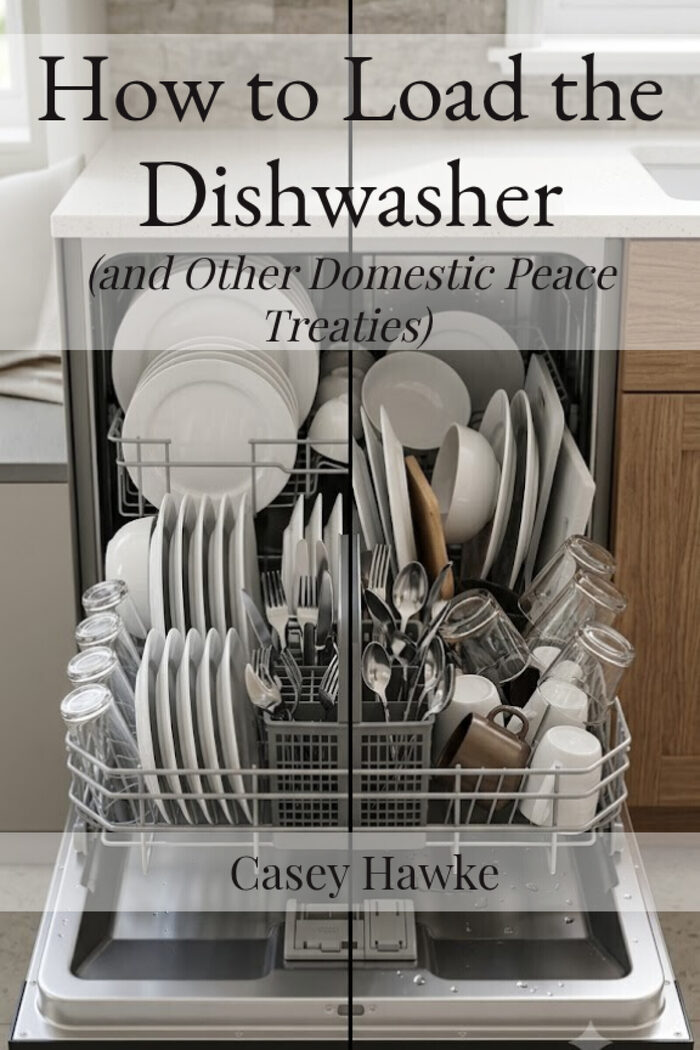 Book cover: How to Load the Dishwasher (and Other Domestic Peace Treaties), by Casey Hawke